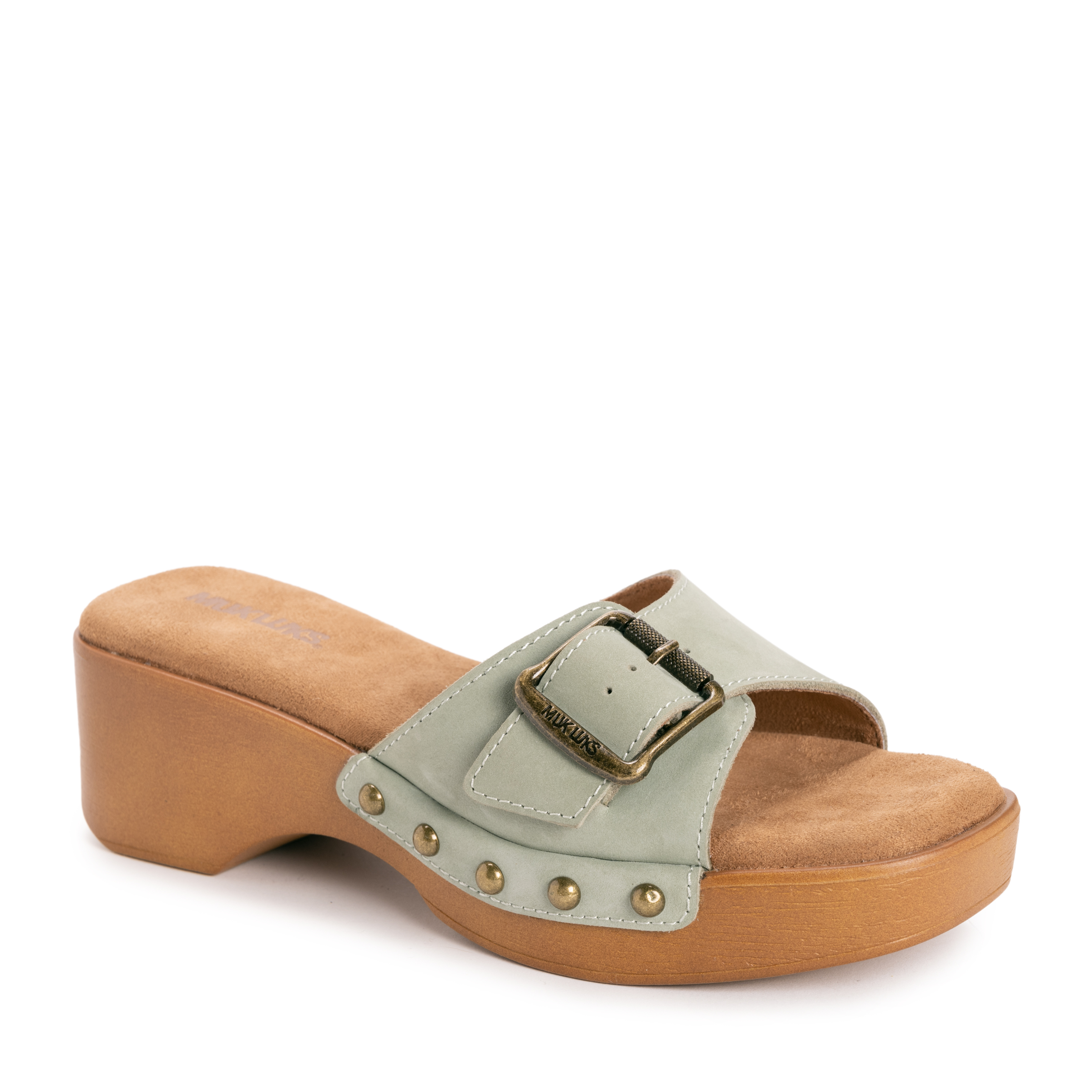MUK LUKS Cora Adjustable Buckle Sandal for Women