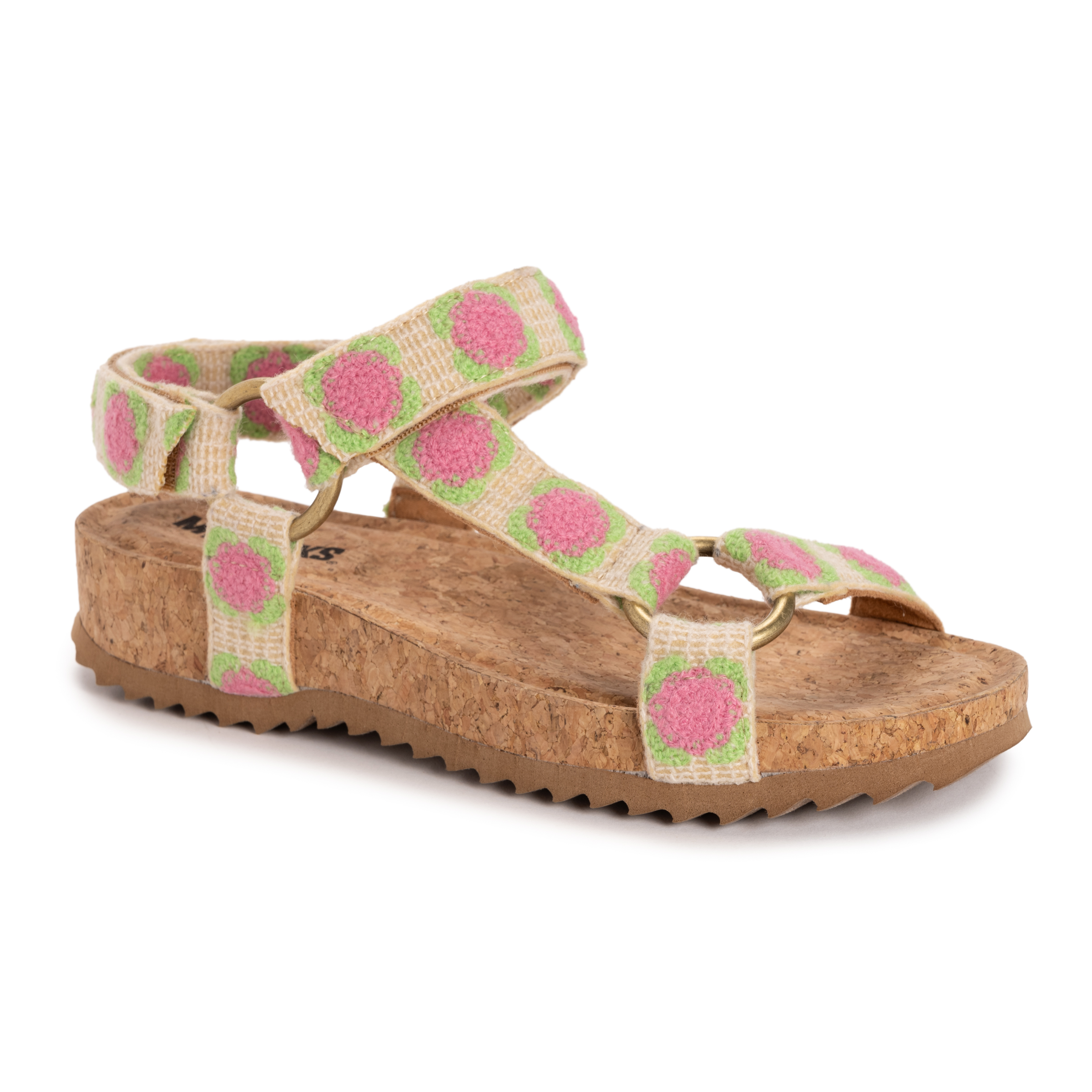 MUK LUKS Women�s Piper Open?Toe Adjustable Strap Sandal